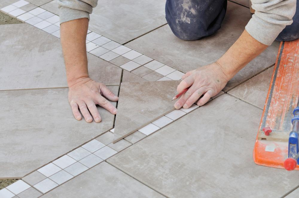 pose de carrelage